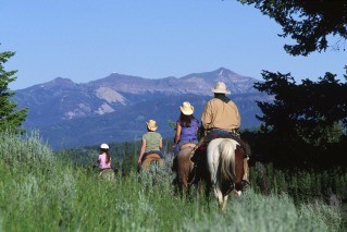 Horseback Riding Vacation at The Club at Spanish Peaks in Big Sky, Montana