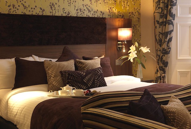 crieff hydro hotel room, scottish highlands luxury hotel