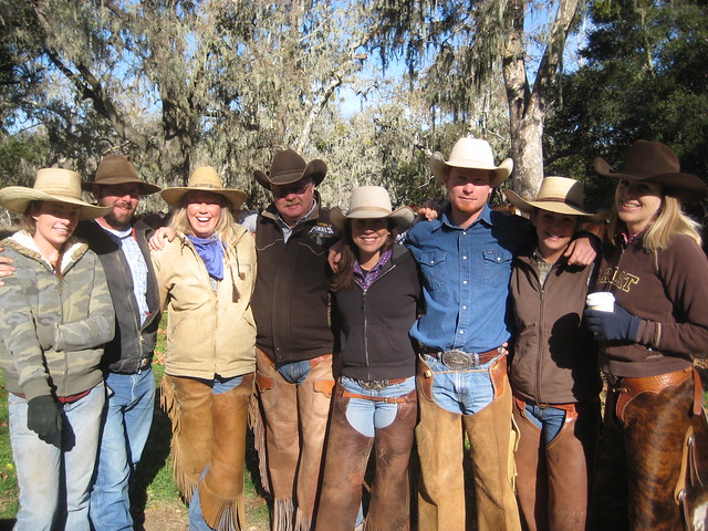 cowboys and cowgirls at Alisal Dude Ranch in Solvang, California