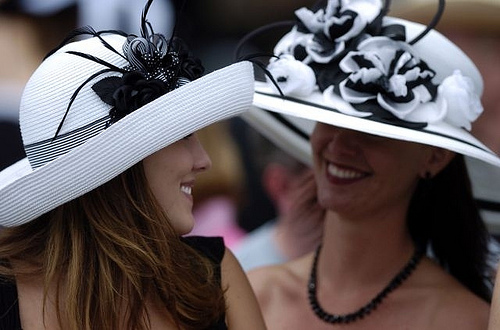 Hats and horses are in fashion at the Kentucky Derby