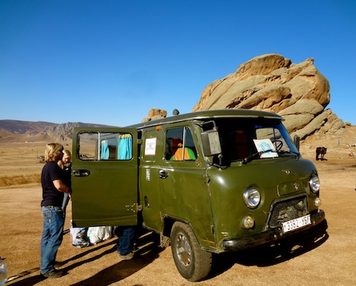 Mongolian Shuttle Bus to Terelj National Park