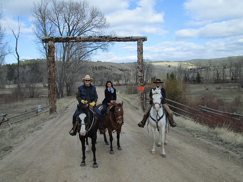 horseback riding vacation, ranch at rock creek, montana