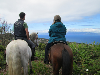 horse ride Pico Island, Portugal