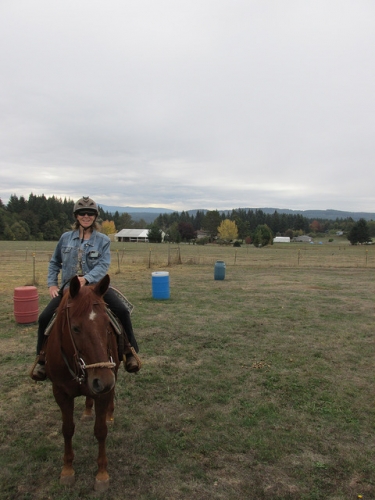 Nancy Brown, horseback riding, hip replacement